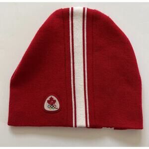 HBC Hudsons Bay Company Canada 2006 Olympic Team Hat Adult OS Red White Knit